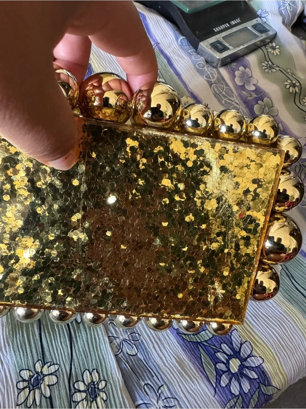 N/A gold acrylic